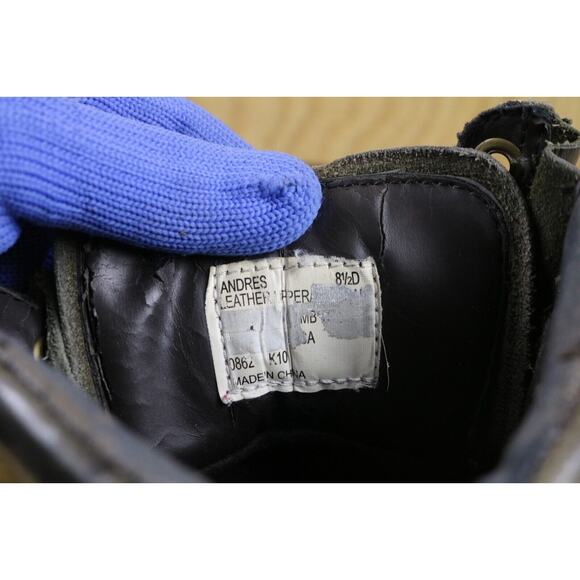 Polo Ralph Lauren Boots Mens 8.5D Multicolor Leather Andres Biker Combat Moto - Picture 5 of 8